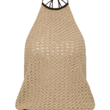 Ellinor Halter Top - Light Beige