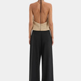 Ellinor Halter Top - Light Beige