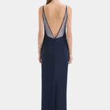 Elsie Lace Gown - Navy