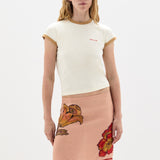 SIR. Estella Skirt Aliera Floral Blush close up