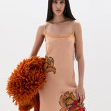 SIR. Estella Slip Midi Dress Aliera Floral Blush detail