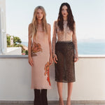 SIR. Estella Slip Midi Dress Aliera Floral Blush campaign