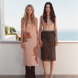 SIR. Estella Slip Midi Dress Aliera Floral Blush campaign