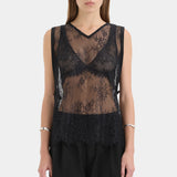Ingrid Lace Top - Black