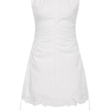 Klara Ruched Mini Dress - Ivory