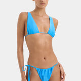 Kylie Halter Triangle Top - Electric Blue