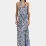 SIR. Lilia Halter Maxi Dress Daisy Meadow