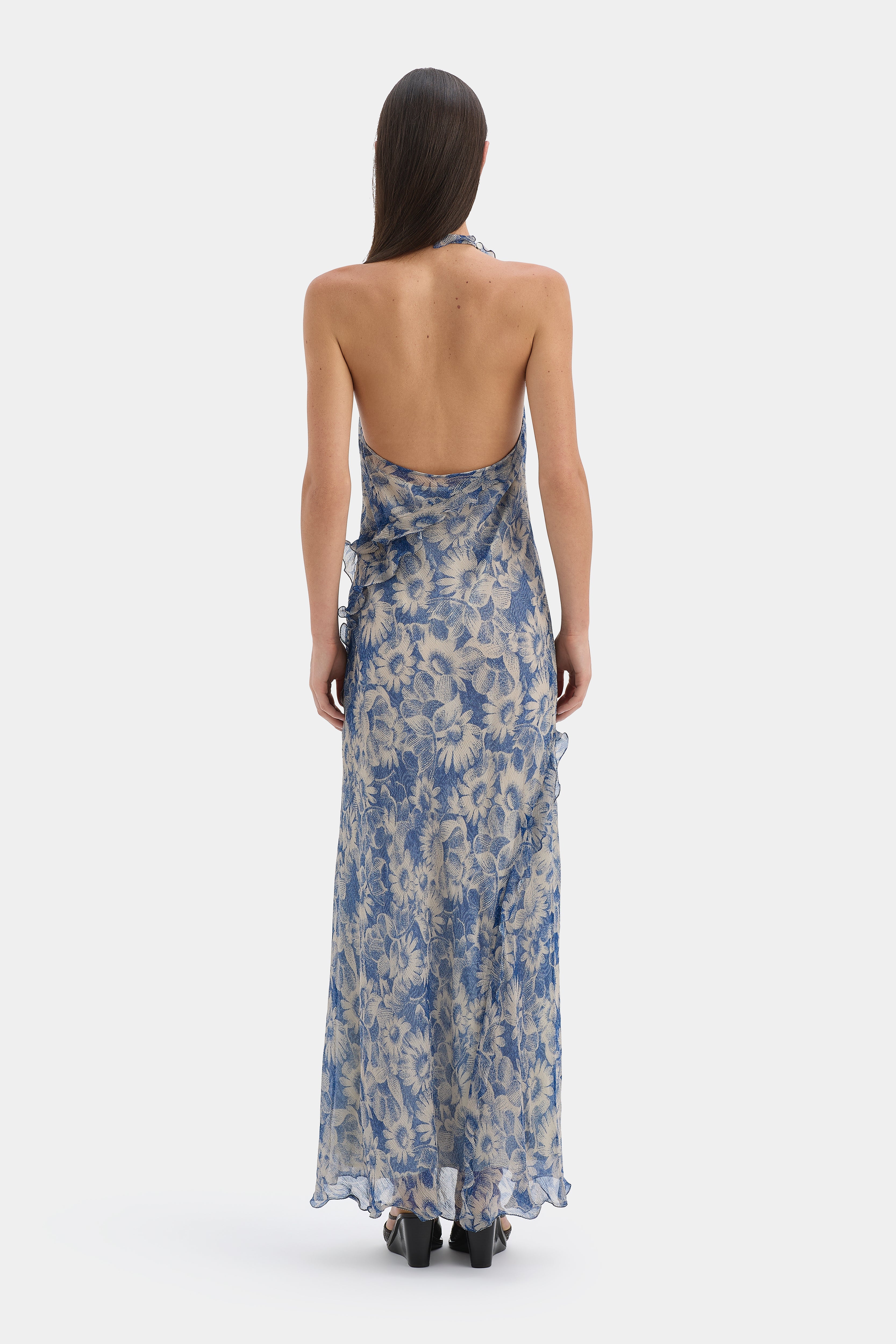 SIR. Lilia Halter Maxi Dress Daisy Meadow