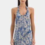 SIR. Lilia Halter Maxi Dress Daisy Meadow