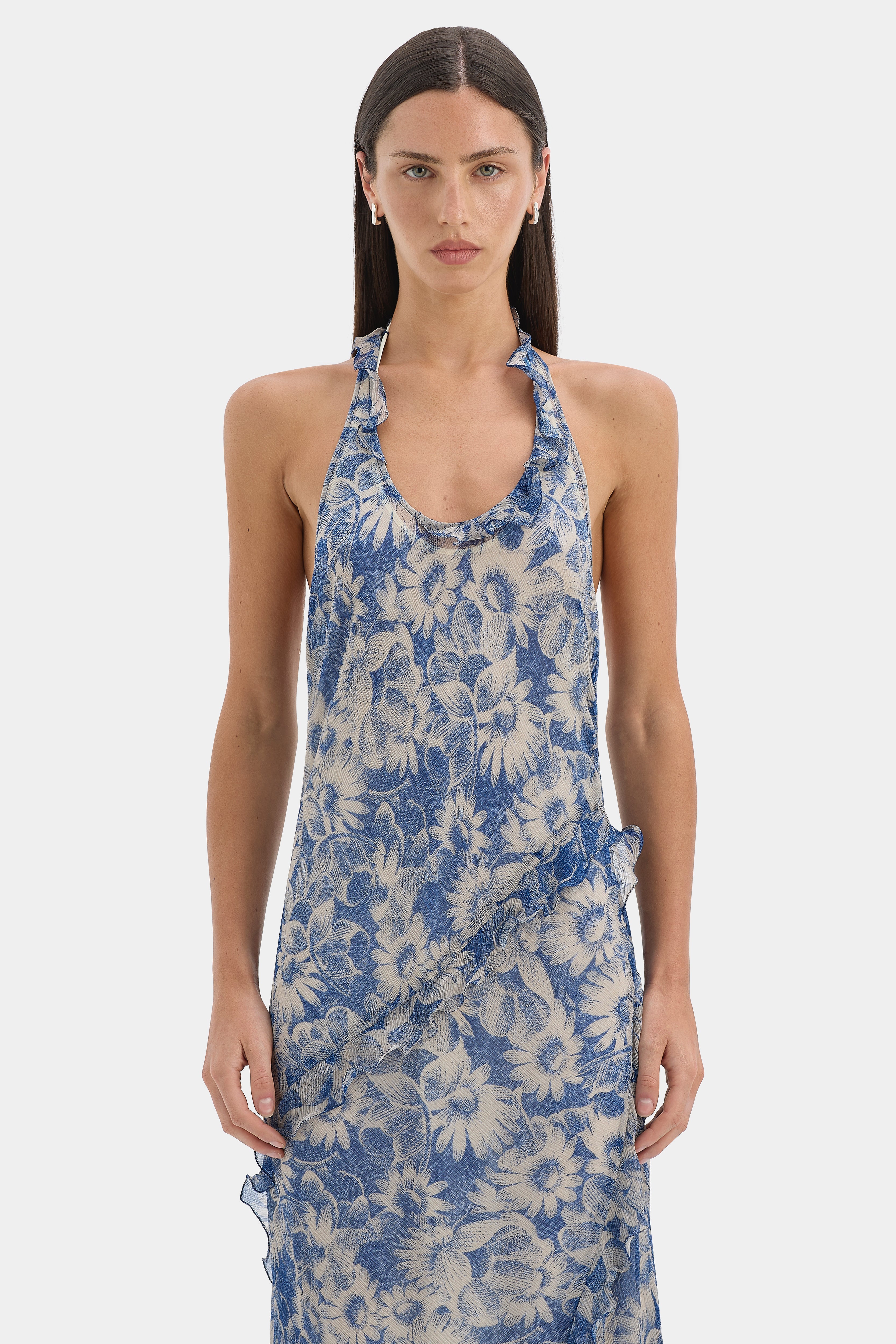 SIR. Lilia Halter Maxi Dress Daisy Meadow