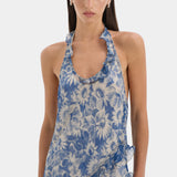 SIR. Lilia Halter Maxi Dress Daisy Meadow