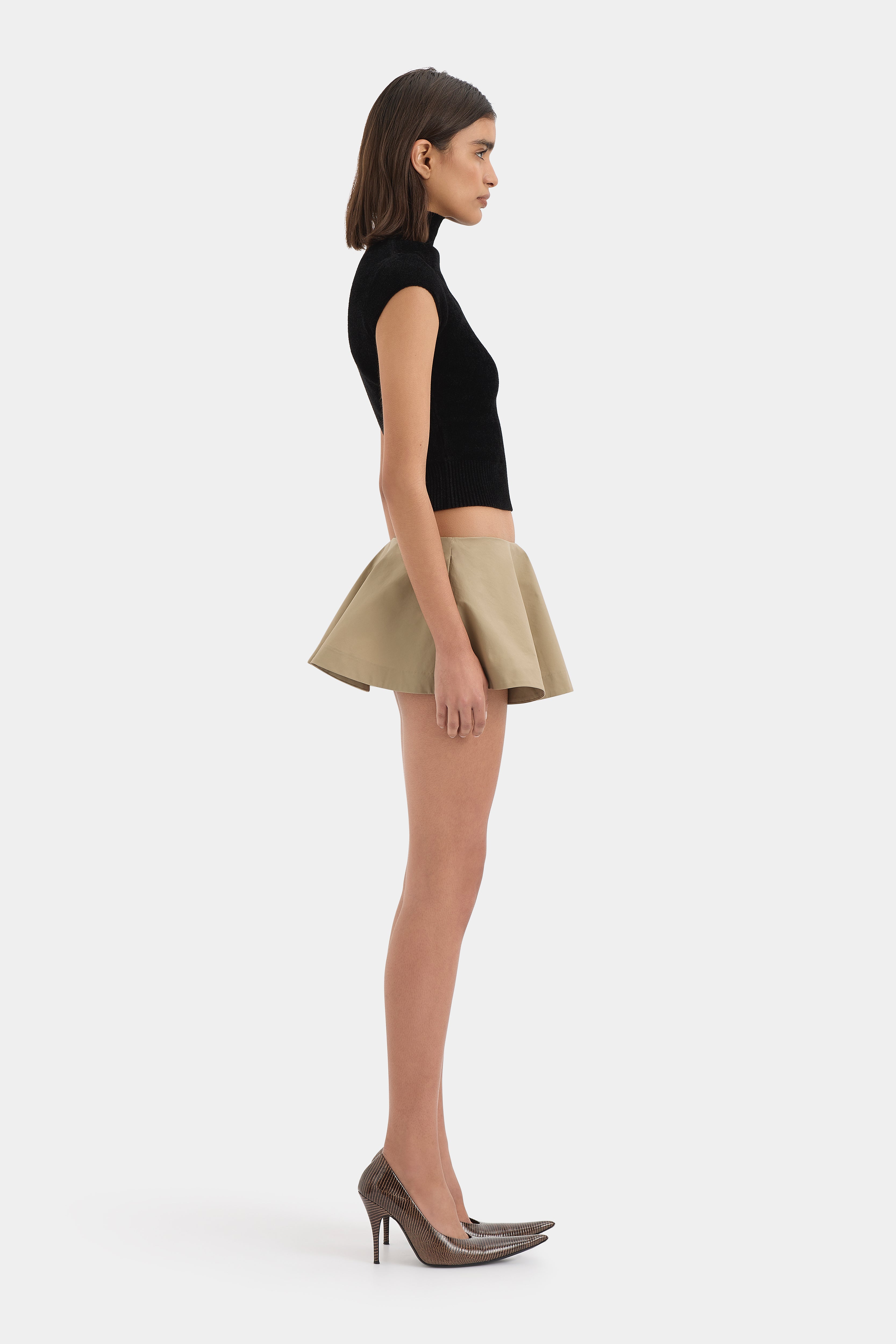 SIR. Sola Bloomer Skirt Camel