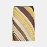 SIR. Vivia Skirt Cafe Lemon Stripe
