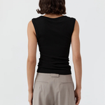 St Agni Organic Cotton 90s Top Jet Black 