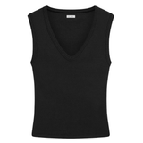St Agni Organic Cotton 90s Top Jet Black 