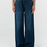St. Agni Classic Mid Rise Jeans in Dark Indigo – detail view | Peggy Concept Store