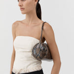 St. Agni Connolo Shoulder Bag Python Embossed
