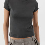 St. Agni Organic Cotton Baby Tee Dark Moss