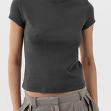 St. Agni Organic Cotton Baby Tee Dark Moss