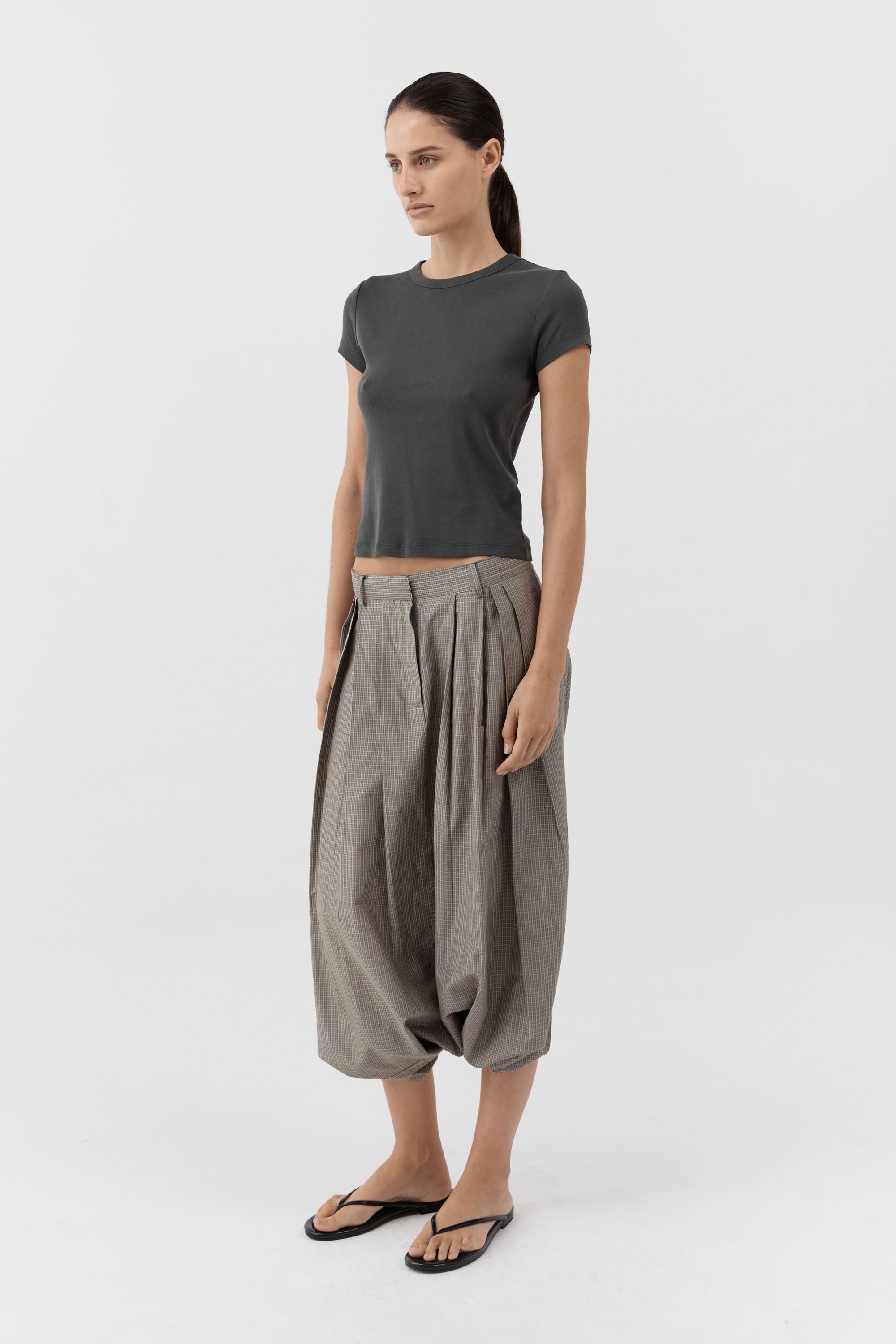 St. Agni Organic Cotton Baby Tee Dark Moss