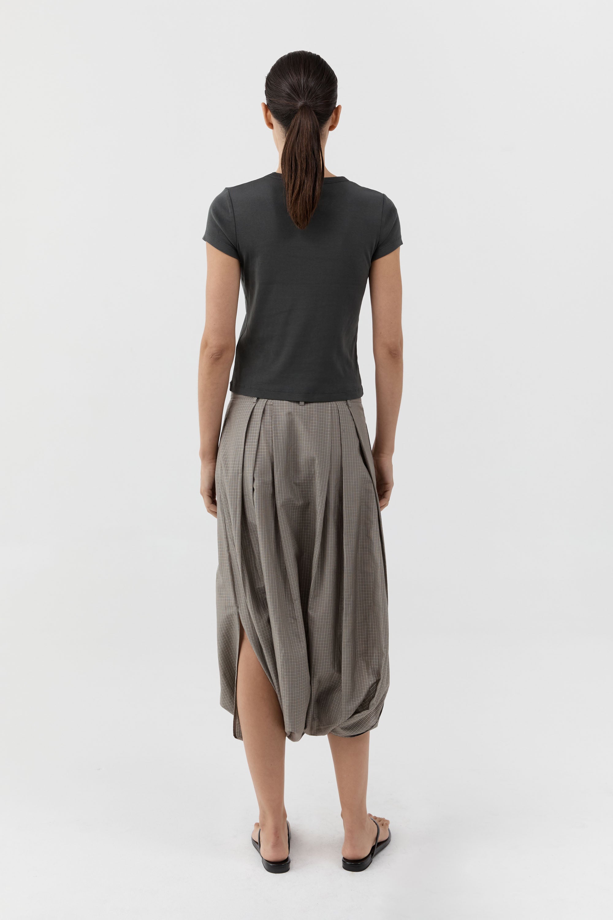 St. Agni Organic Cotton Baby Tee Dark Moss