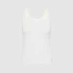 St. Agni Organic Cotton Racer Singlet in White – flat lay product shot | Peggy Concept Store