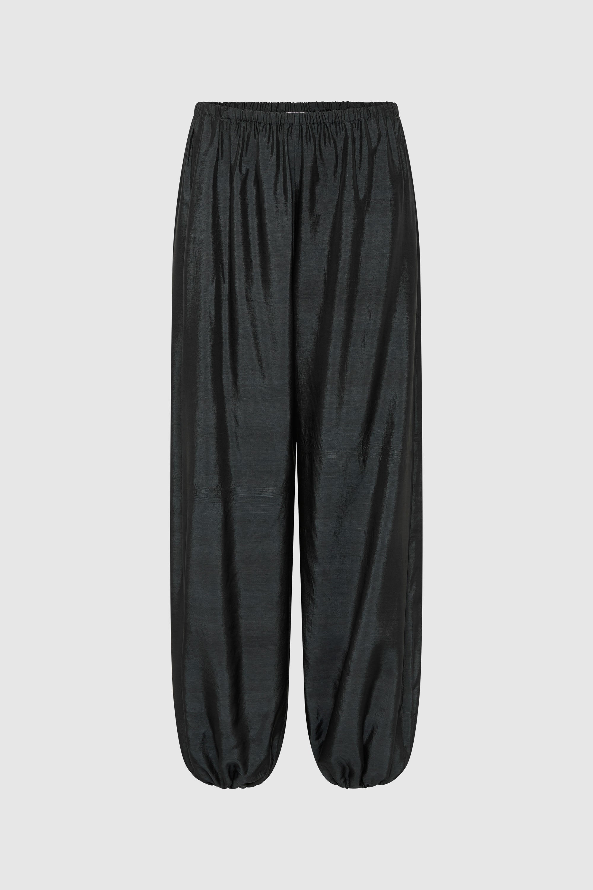 St Agni Silk Adjustable Balloon Pants Washed Black