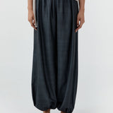 St Agni Silk Adjustable Balloon Pants Washed Black
