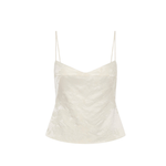 St. Agni Silk Wool Jacquard Cami Talco
