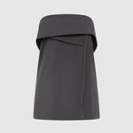 St Agni Strapless Wrap Top Iron Glaze