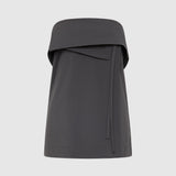 St Agni Strapless Wrap Top Iron Glaze