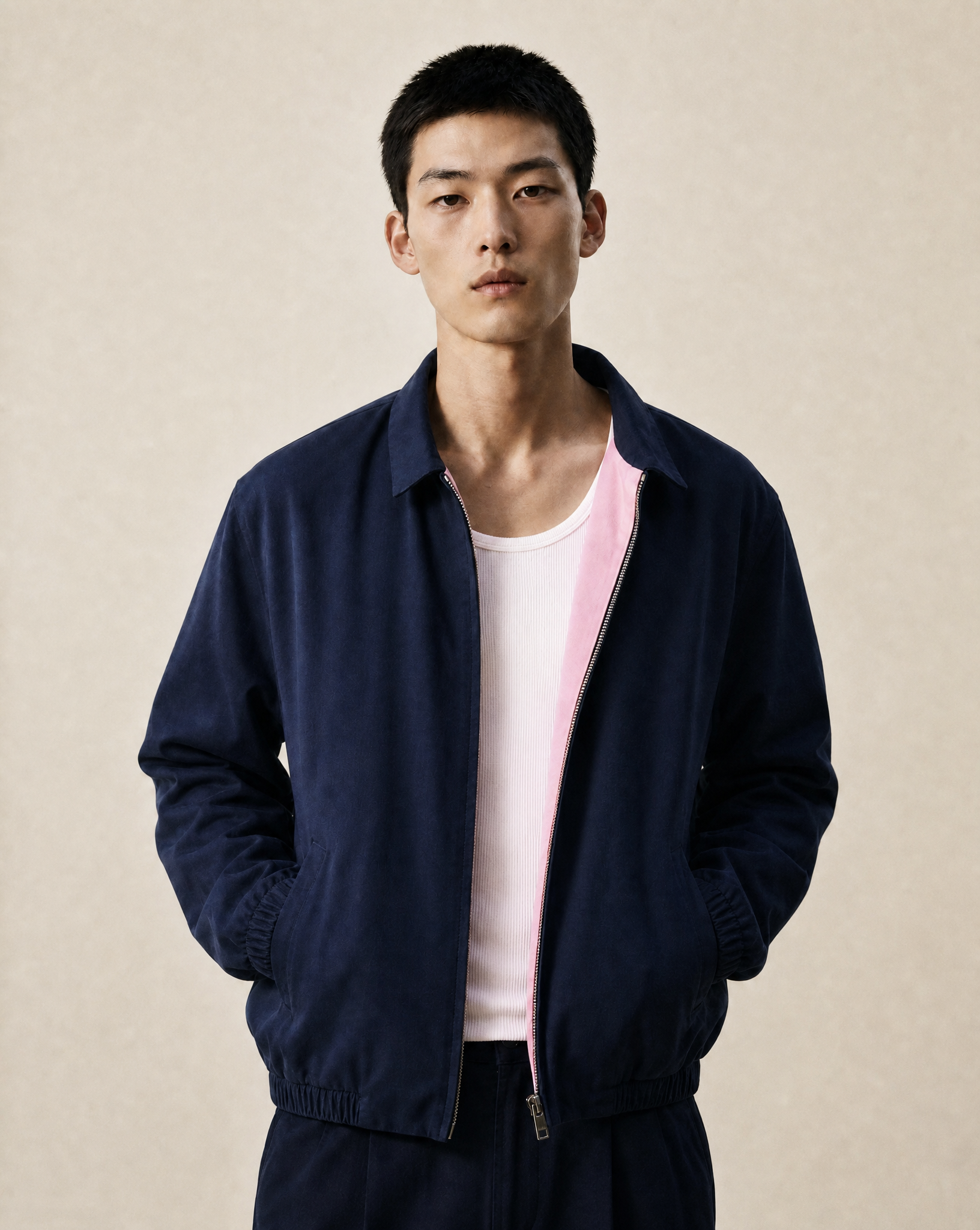 thirdofthefifth Evan Jacket Navy