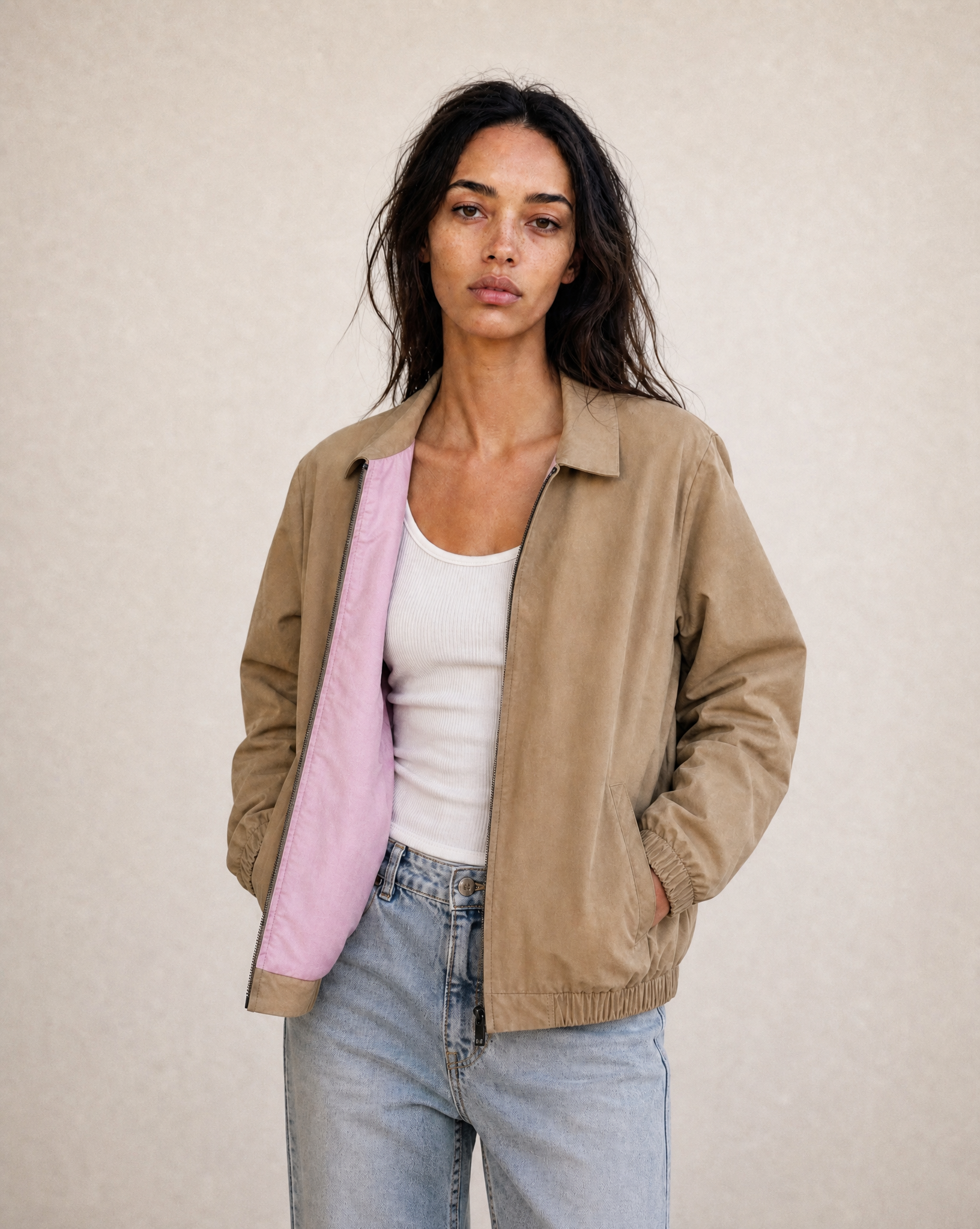 thirdofthefifth Evan Jacket Oatmeal