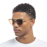 Bottega Veneta Gold Framed Sunglasses BV1236S002