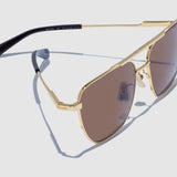 Bottega Veneta Gold Framed Sunglasses BV1236S002