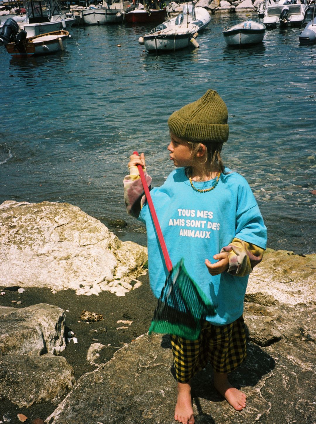 Ziggy Zaza All My Friends Are Animals Tee Aqua