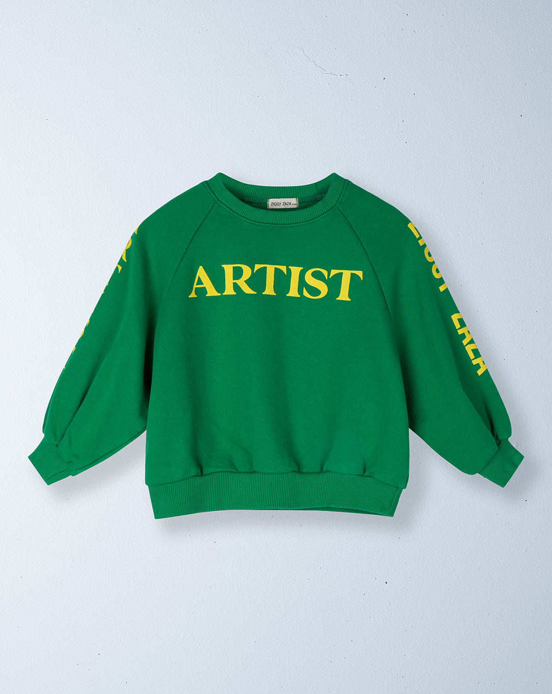 Ziggy Zaza Artist Pullover Bright Green