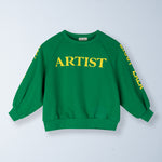 Ziggy Zaza Artist Pullover Bright Green