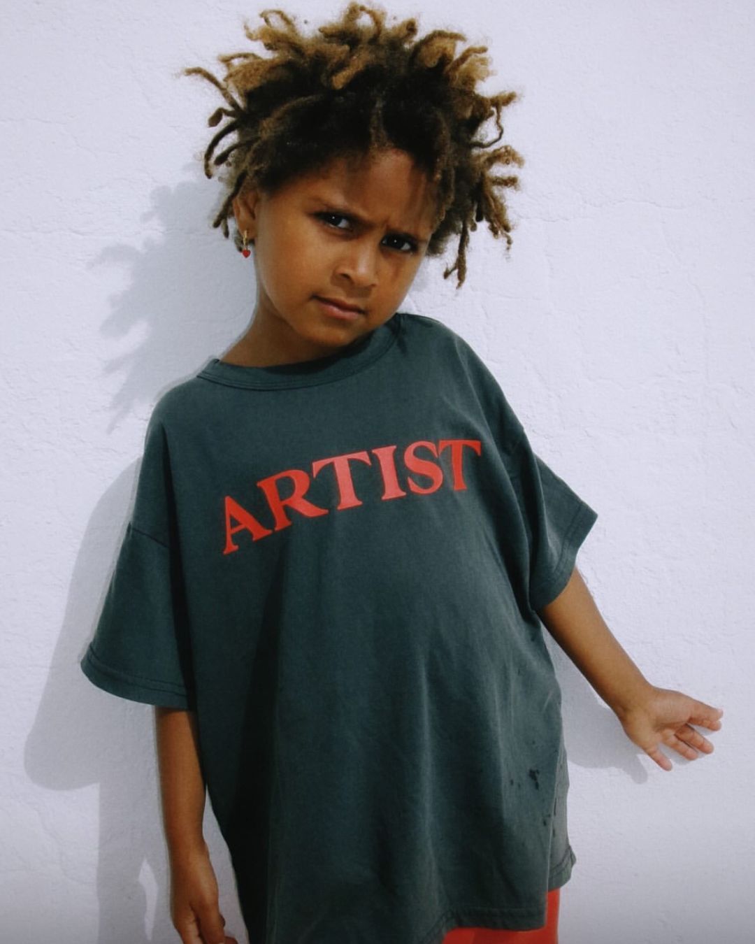 Ziggy Zaza Artist Tee Racer Red Print