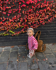 Ziggy Zaza Row Row Pullover Rose Stripe