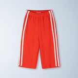 Ziggy Zaza Twin Stripe Terry Pant Rosso