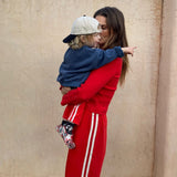 Ziggy Zaza Twin Stripe Terry Pant Rosso