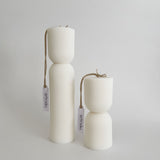 Astrid and Linnea Nordic Ribbed Candles Set