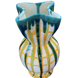 Parasol Ceramic Double Pinch Vase