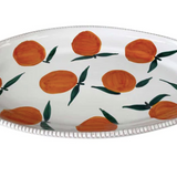 Ceramic Oval Serving Plate - Arancia